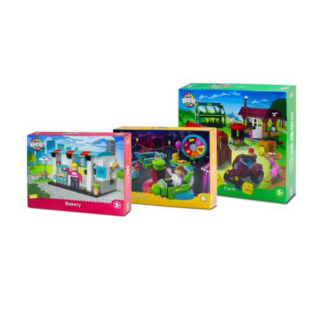 Конструктор kids bricks Пекарня Парк Ферма