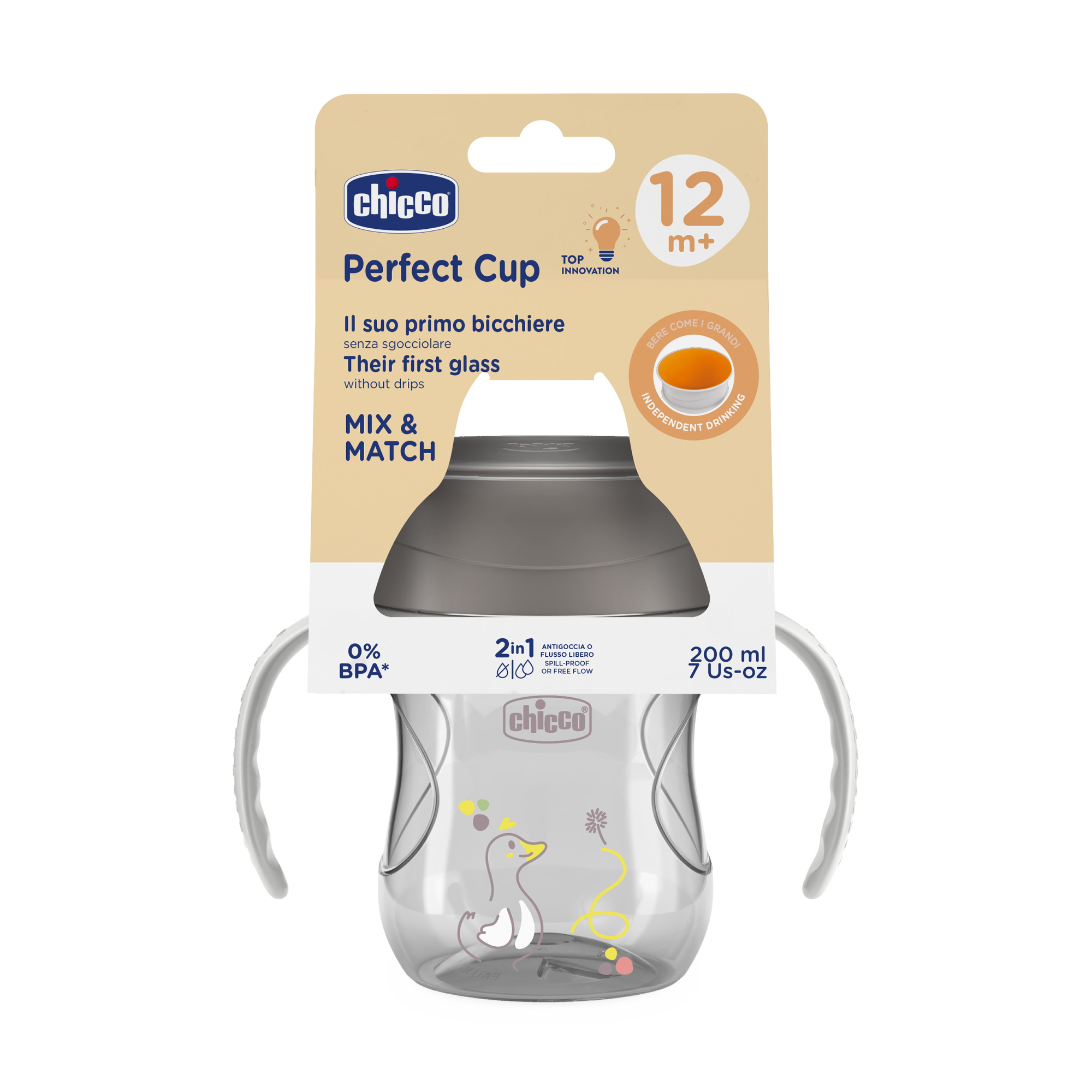 Поильник Chicco Perfect Cup 200 мл 1 шт. - фото 2