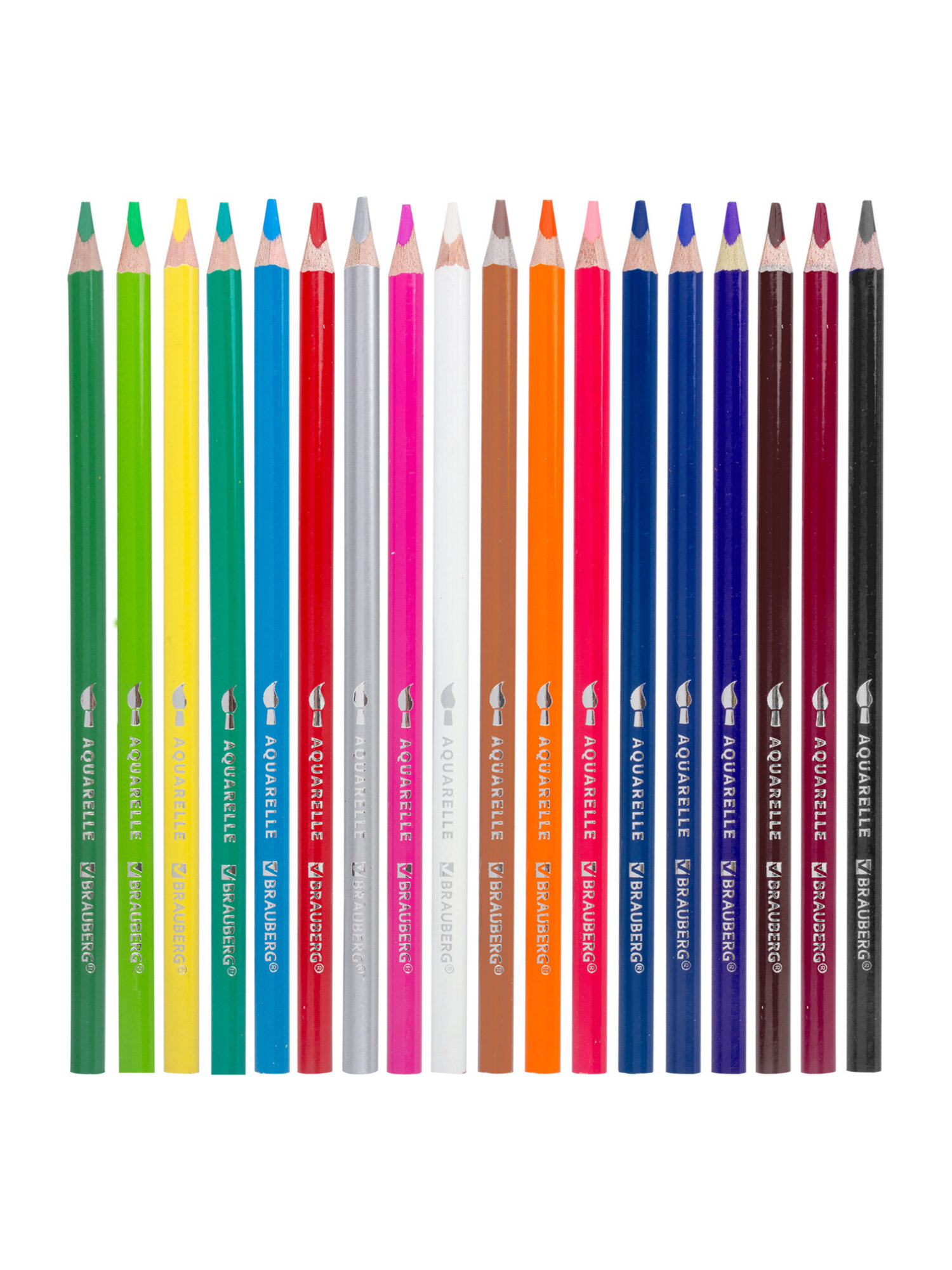 Карандаши акварельные Brauberg 18 шт. - фото 12