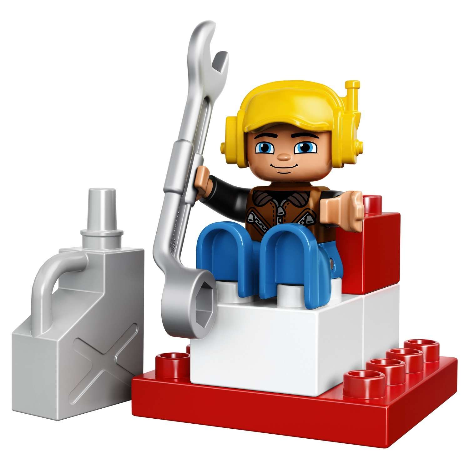 Конструктор LEGO DUPLO Маленький самолёт блочный - фото 8