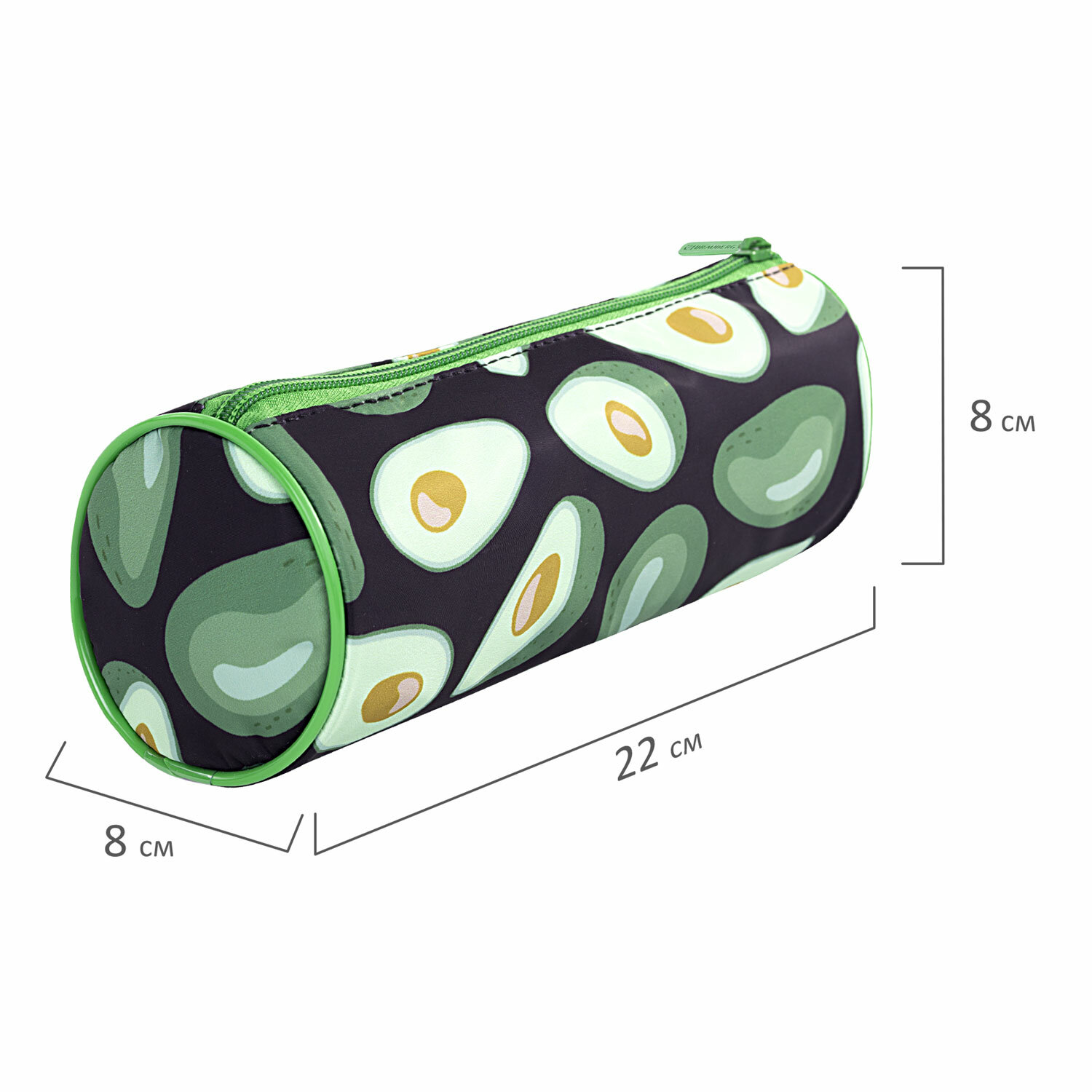Пенал тубус Brauberg Black Avocado - фото 10