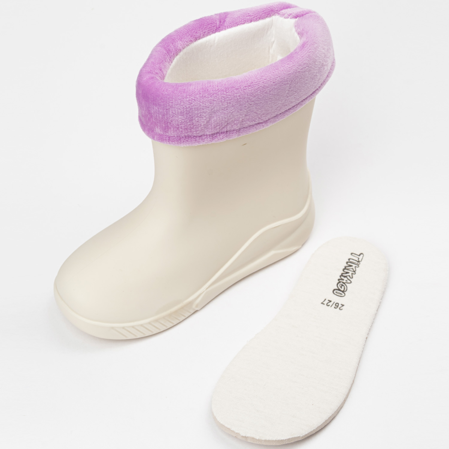 Резиновые сапоги TikkaGo 7B03_2025-03_white-lilac - фото 9