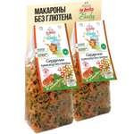 Макароны Pasta la Bella Сердечки триколор без глютена 2 упаковки
