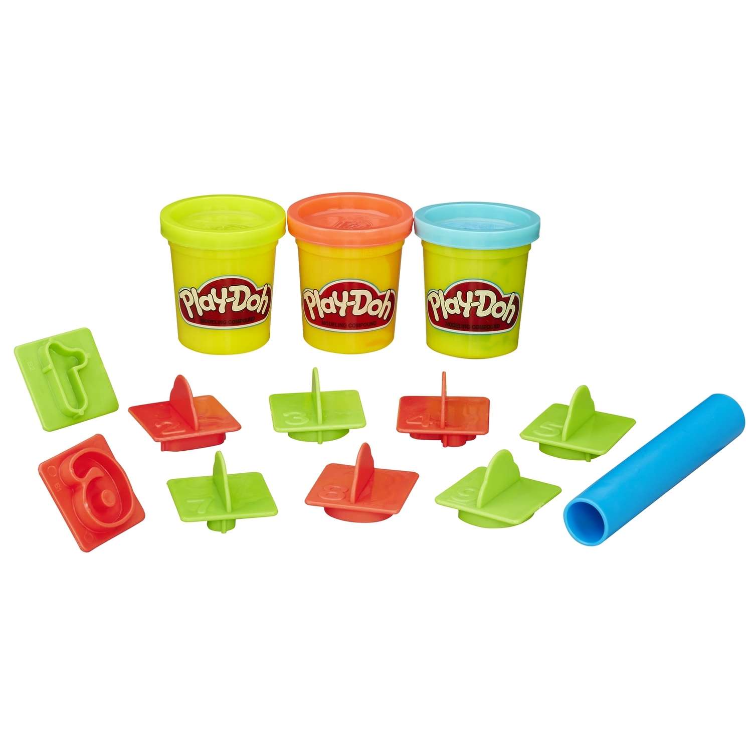 Пластилин Play-Doh Ведерочко Цифры - фото 2