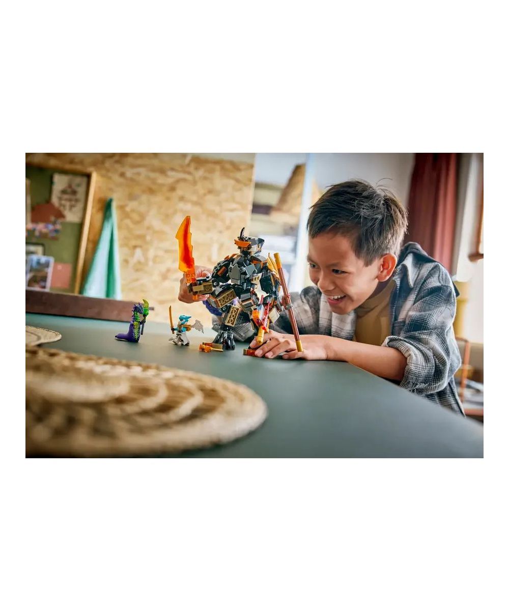 Конструктор LEGO NINJAGO Робот Коула и дракон Зейна 213 дет. - фото 10