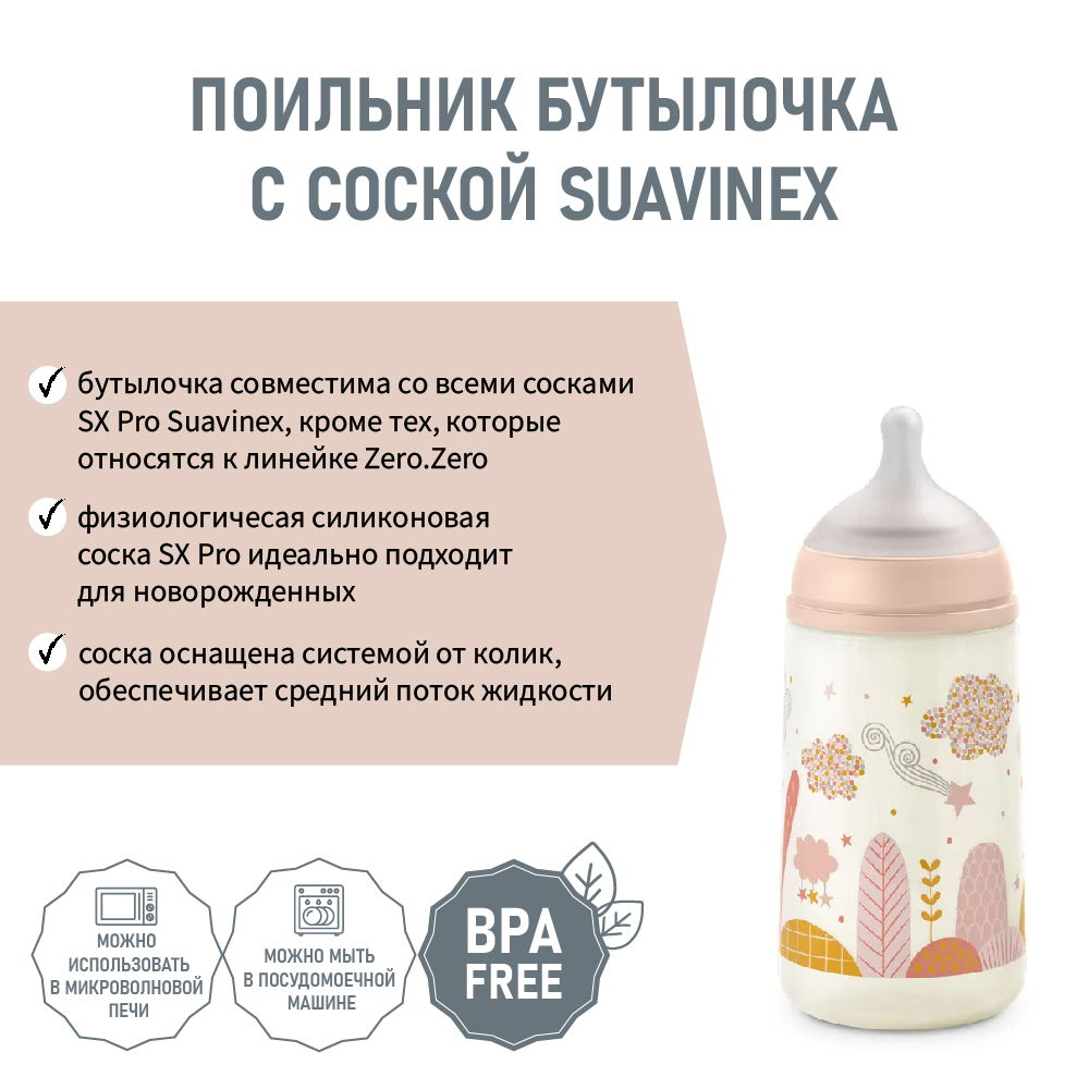 Бутылочка Suavinex Anti-Colic 270 мл - фото 3
