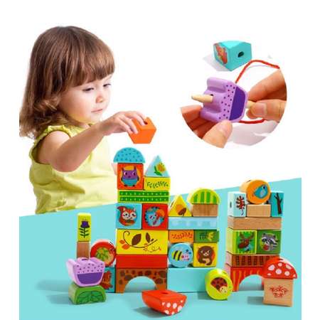 Игрушка Tooky Toy шнуровка