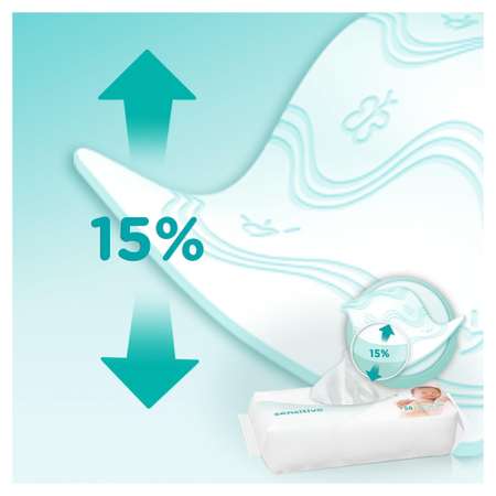Влажные салфетки Pampers Sensitive 12 шт.