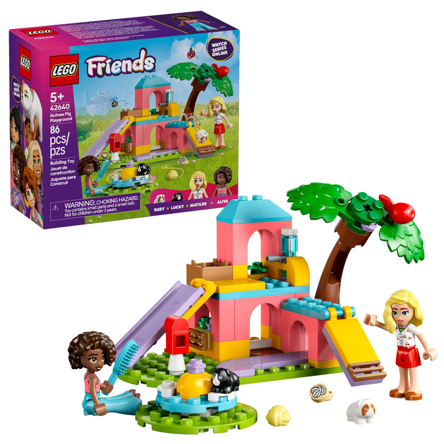 Конструктор LEGO Friends Игровая морских свинок 86 дет. - фото 1