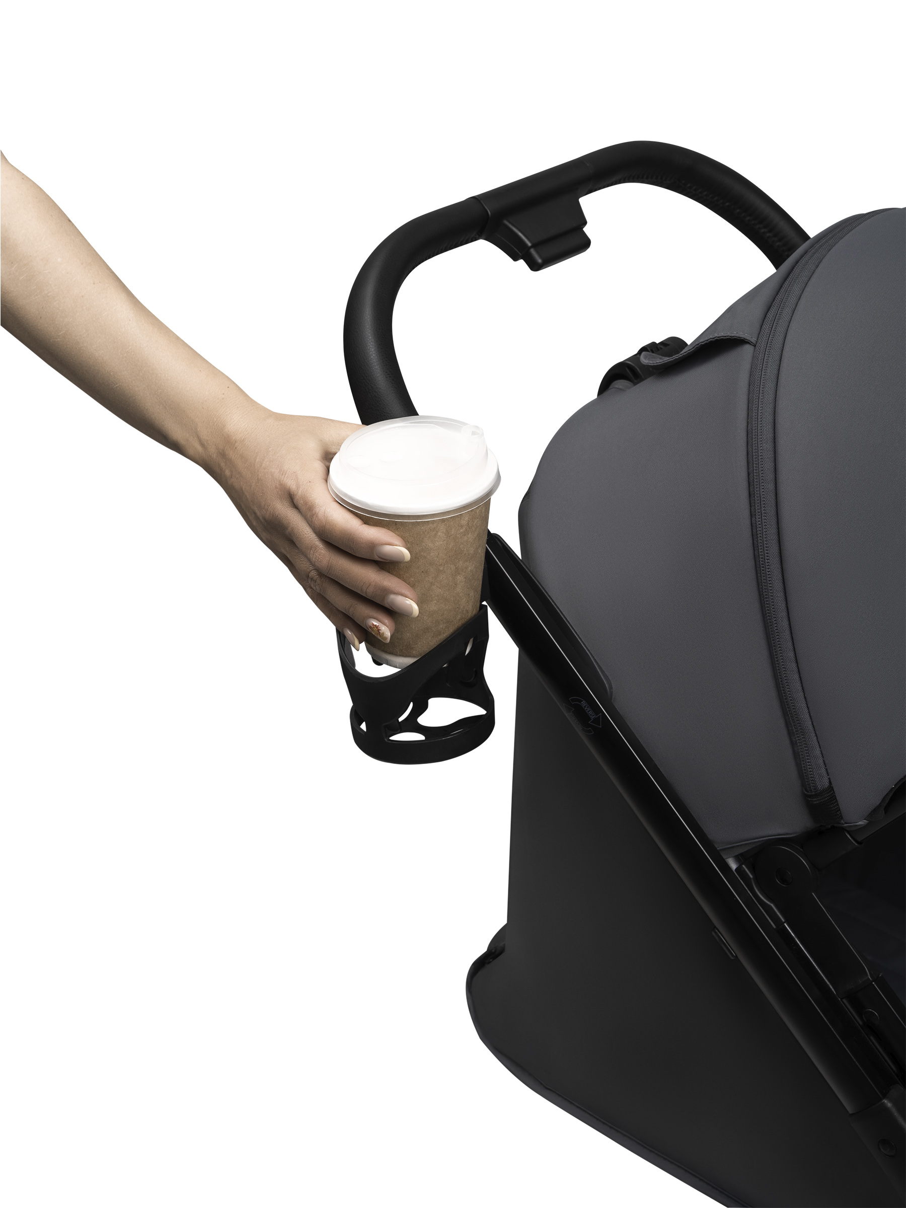 Коляска прогулочная JOVOLA Magma Plus темно-серый - фото 31