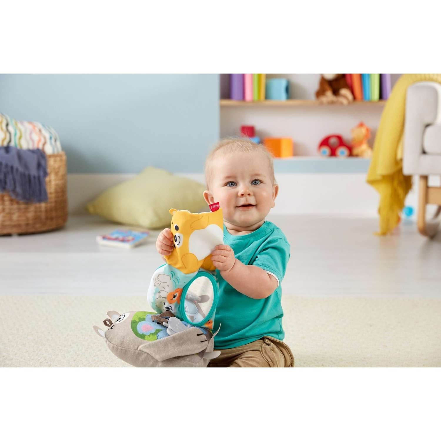 Игрушка Fisher Price Книга обучающая мягкая GJD37 - фото 16