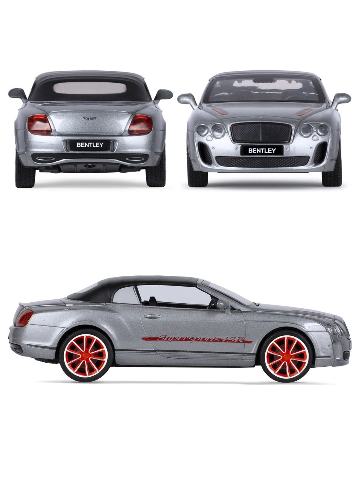 Автомобиль АВТОпанорама Bentley Continental Supersports ISR 1:32 JB1251397 - фото 6