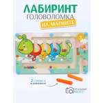 Игрушка TIPTOPOLIS лабиринт сортер 2в1 магнитный гусеница