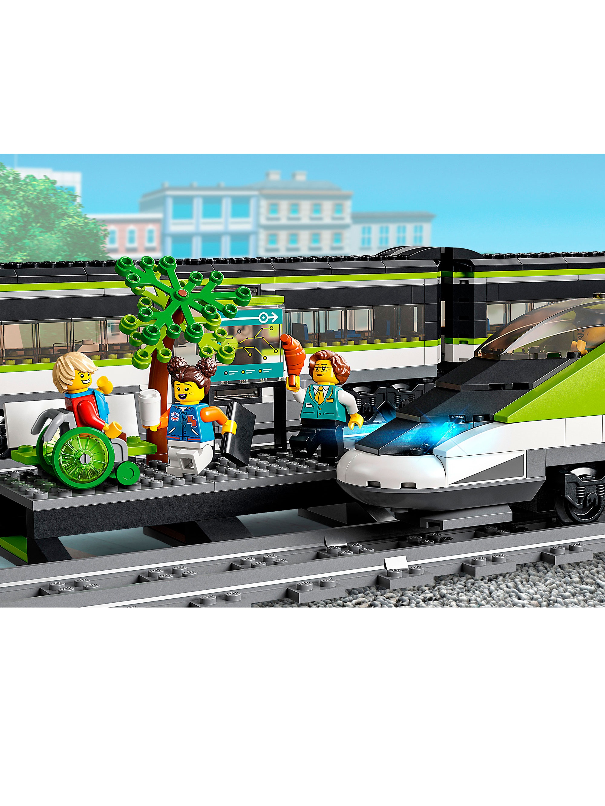 Конструктор LEGO City Пассажирский поезд экспресс 764 дет. - фото 7