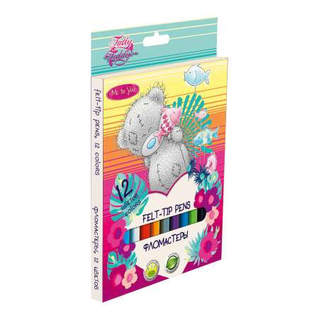 Фломастеры Kinderline 12 цв.
