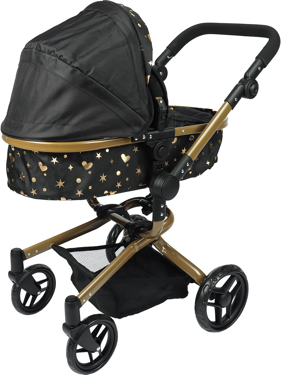 Коляска-трансформер для кукол Рыжий кот 9695-GN - фото 2