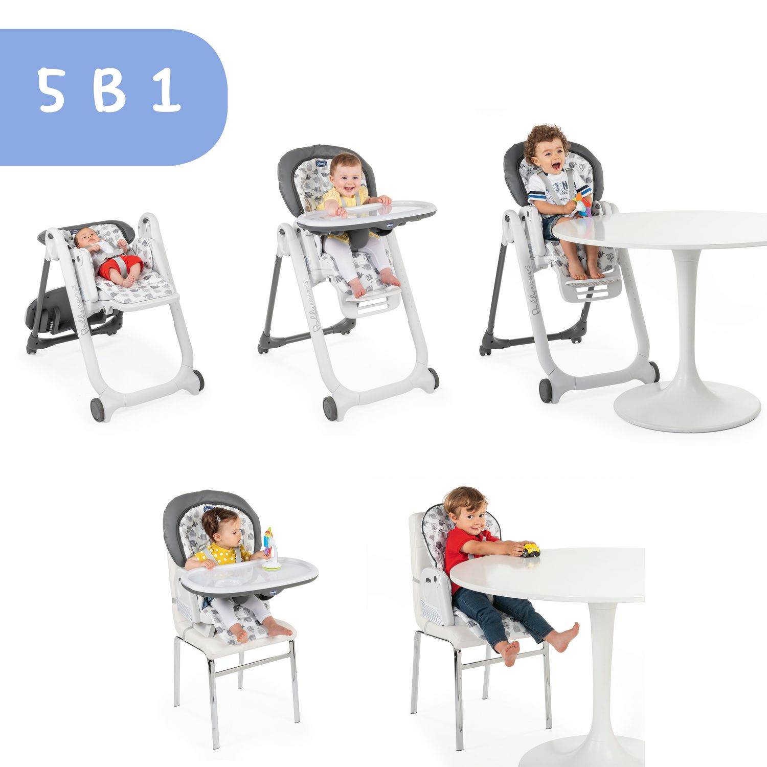 Стульчик для кормления Chicco классический - фото 13