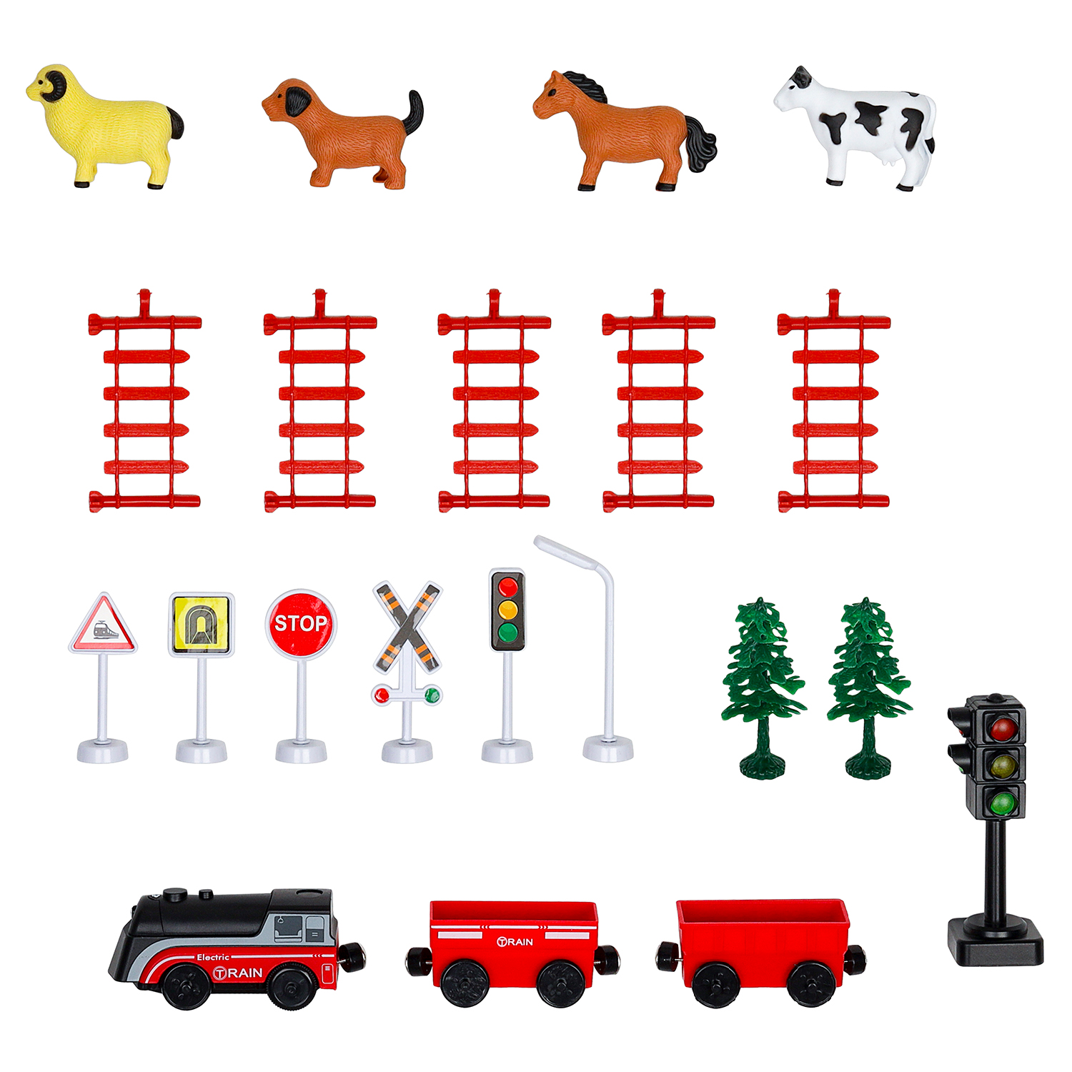 Набор железнодорожный Givito G211-021 - фото 6