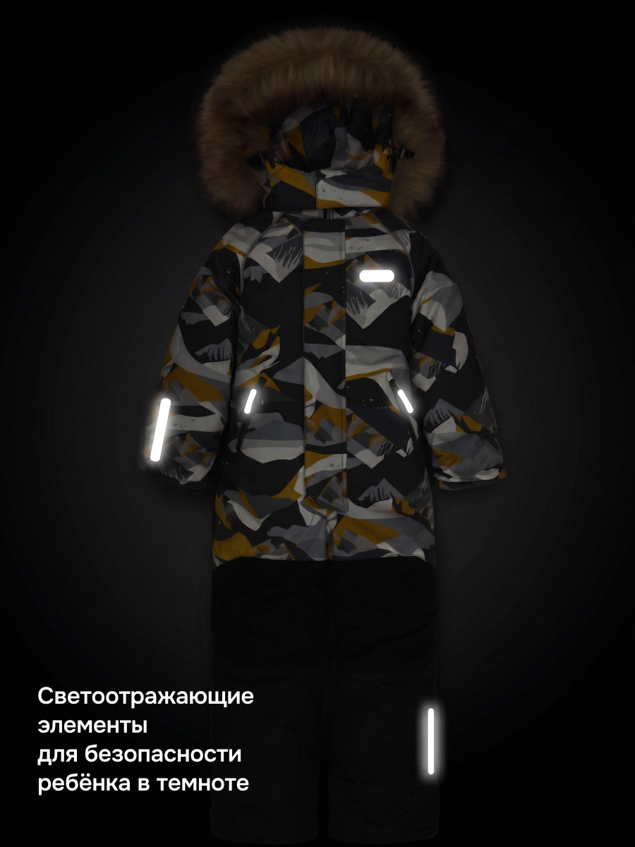 Комбинезон NIKASTYLE 8з0926 графит/черный - фото 9