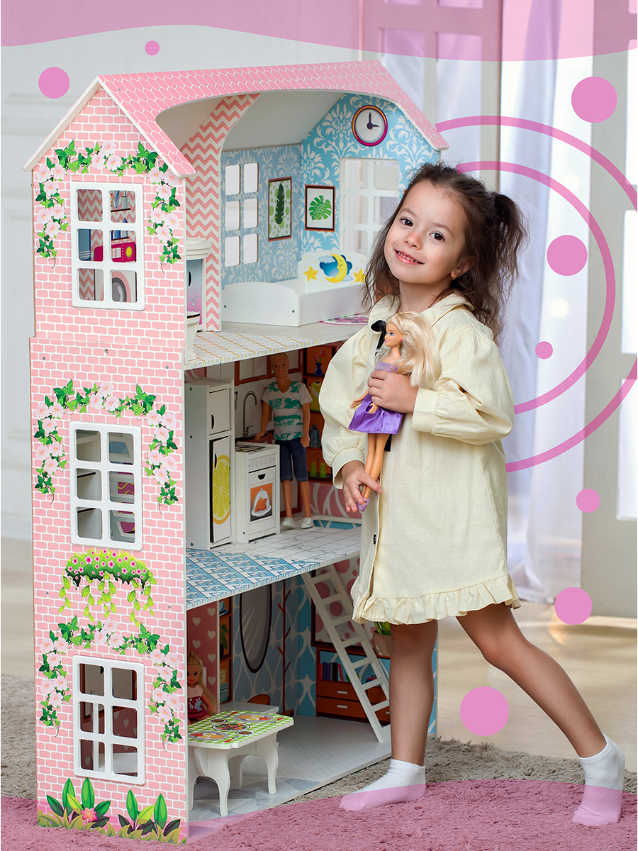 Домик для кукол ViromToys с мебелью Бд1101 - фото 5