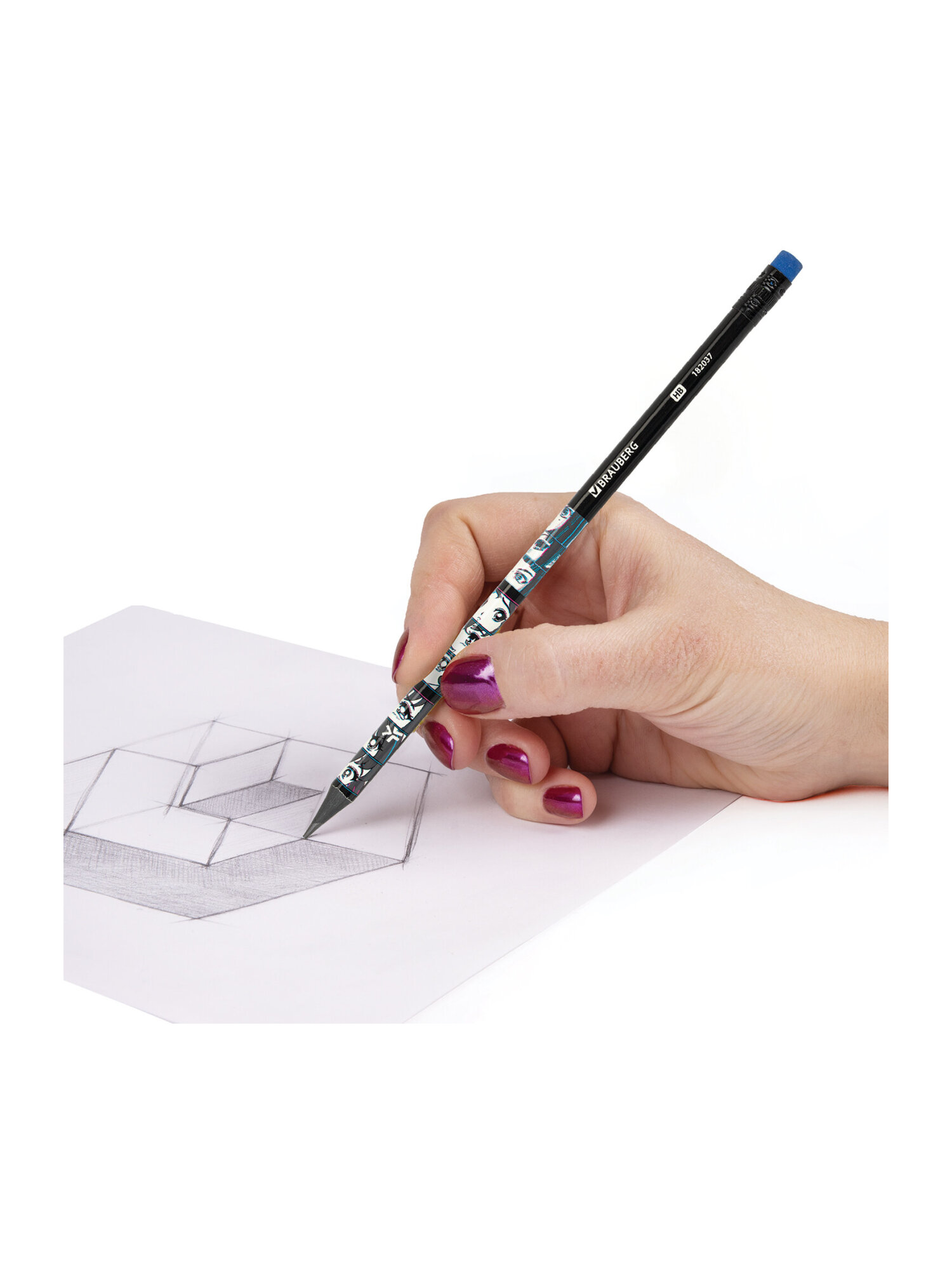 Карандаши чернографитные Brauberg 12 шт. - фото 16