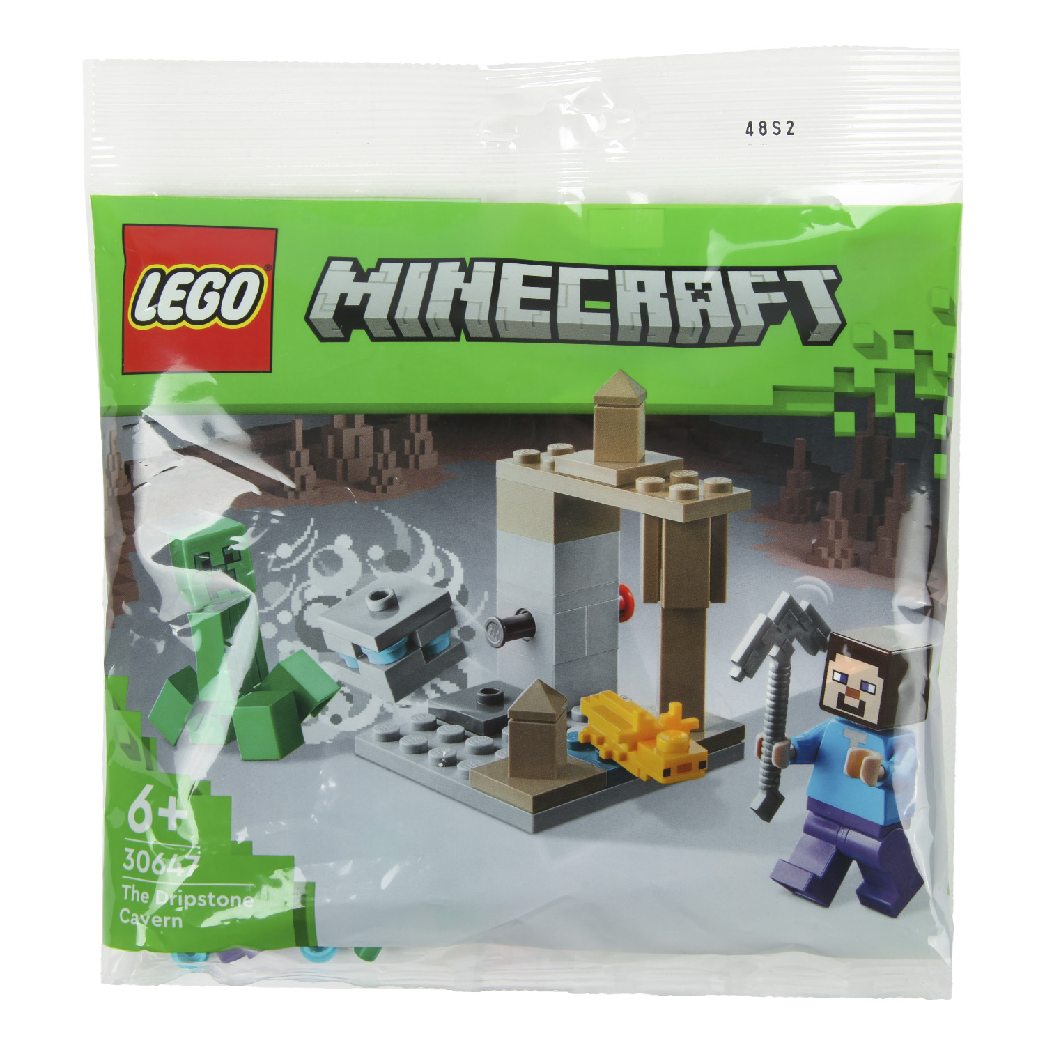 Конструктор LEGO Minecraft The Dripstone Cavern 45 дет. - фото 9