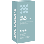 БАД BioTerra Цинк хелат 24мг 600мг №30