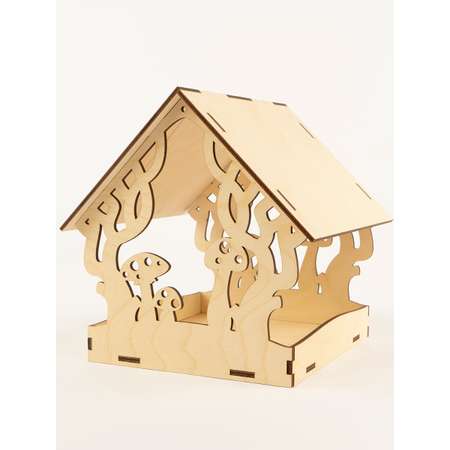 Кормушка WOODING design Дерево с грибочками