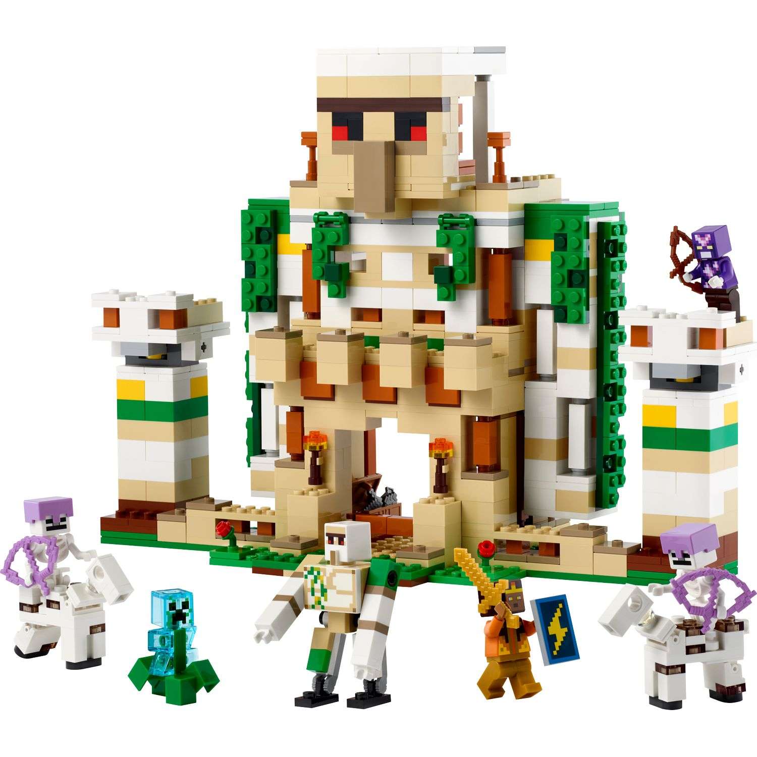 Конструктор LEGO Minecraft The Iron Golem Fortress 868 дет. - фото 2