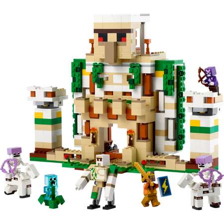 Конструктор LEGO Minecraft The Iron Golem Fortress блочный