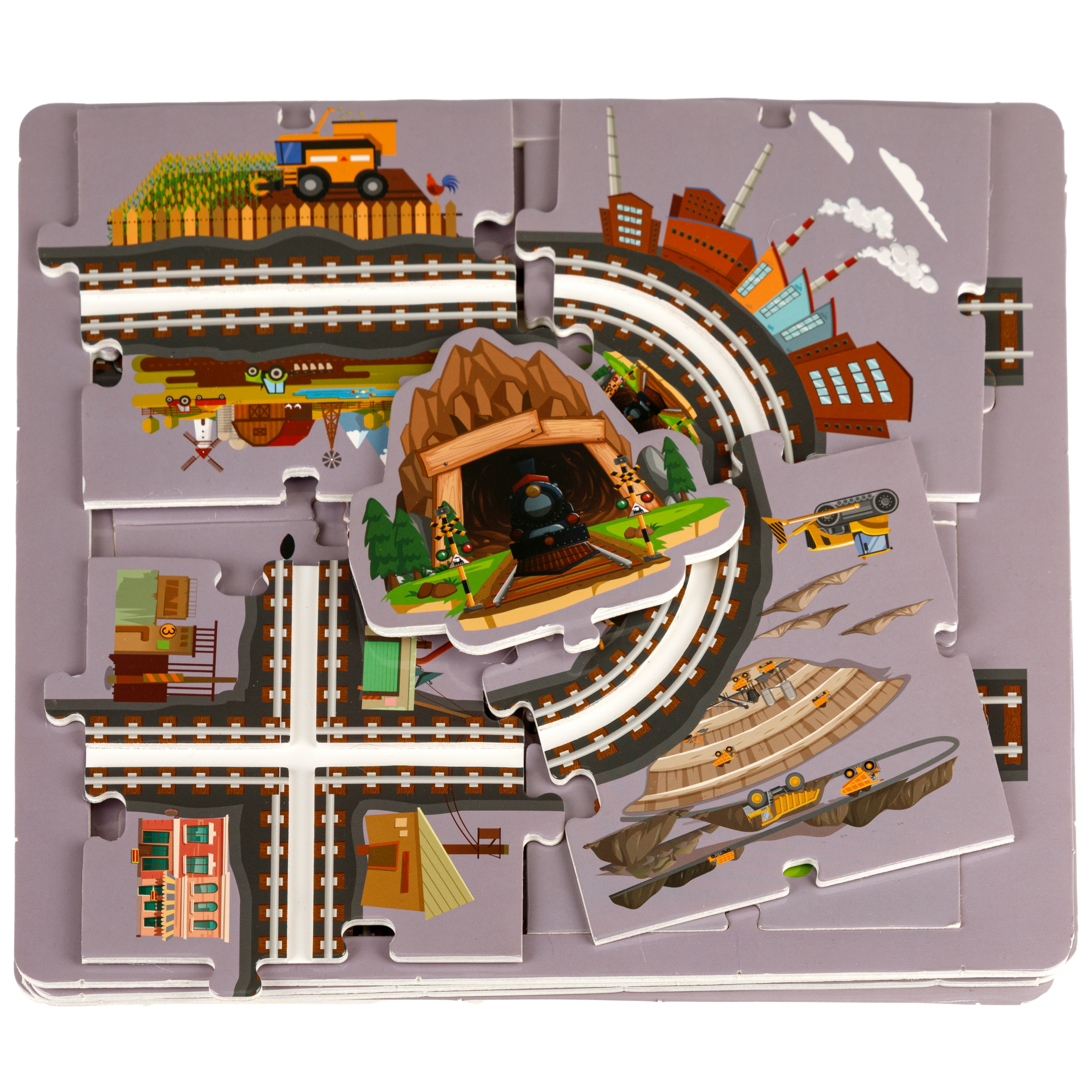 Развивающая железная дорога 1TOY Т26770 - фото 14