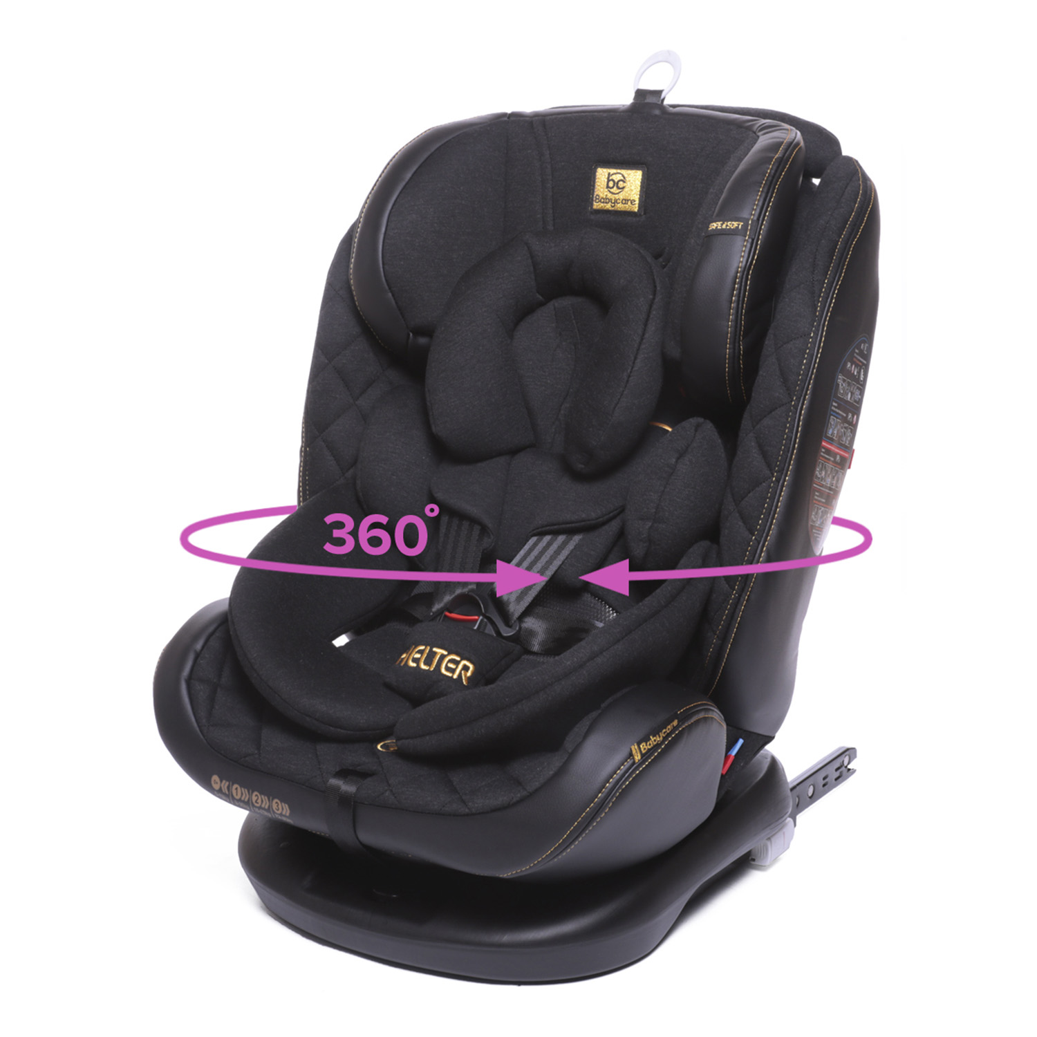 Автокресло BabyCare Shelter Isofix 0+/1/2/3 (0-36 кг) - фото 2