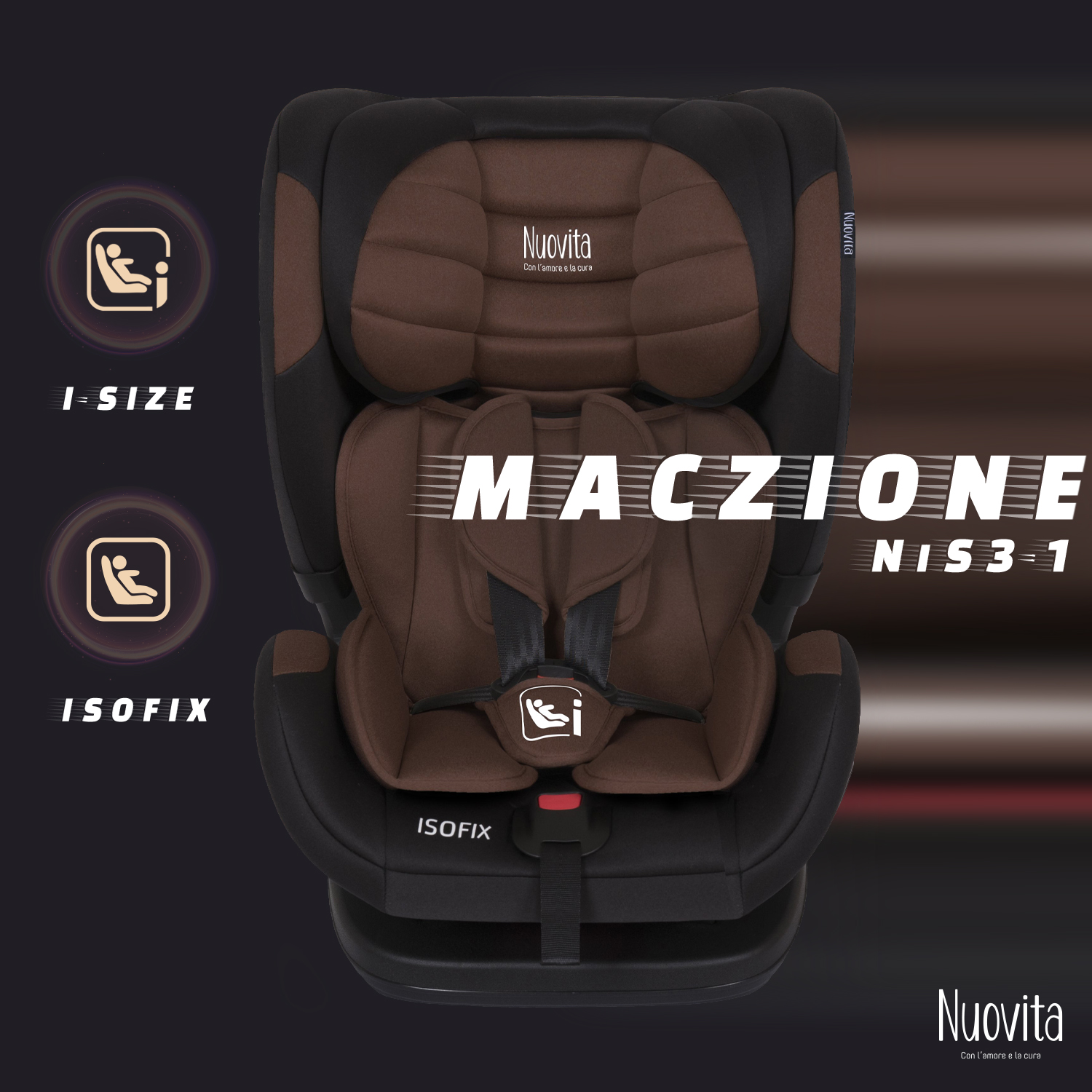 Автокресло Nuovita Isofix 1/2/3 (9-36 кг) - фото 2
