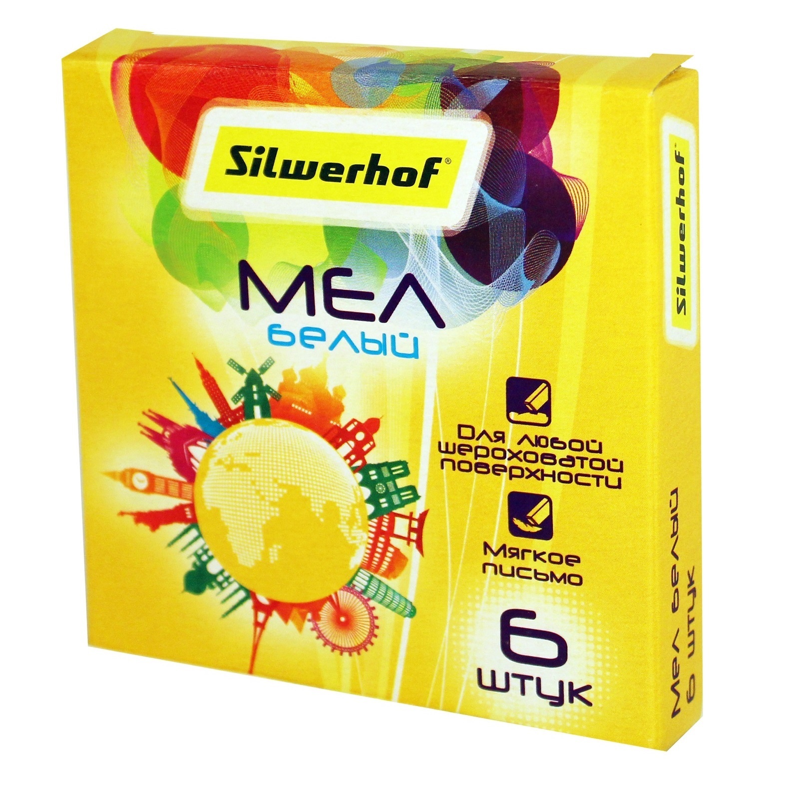 Мел сухой Silwerhof 6 шт. - фото 1