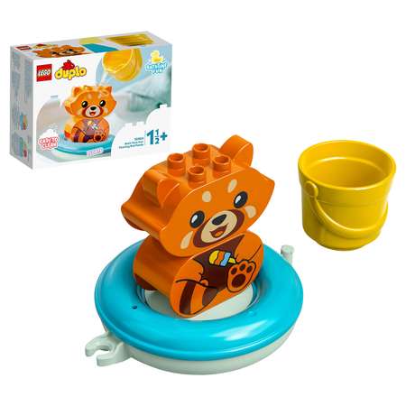 Конструктор LEGO DUPLO Красная панда на плоту блочный