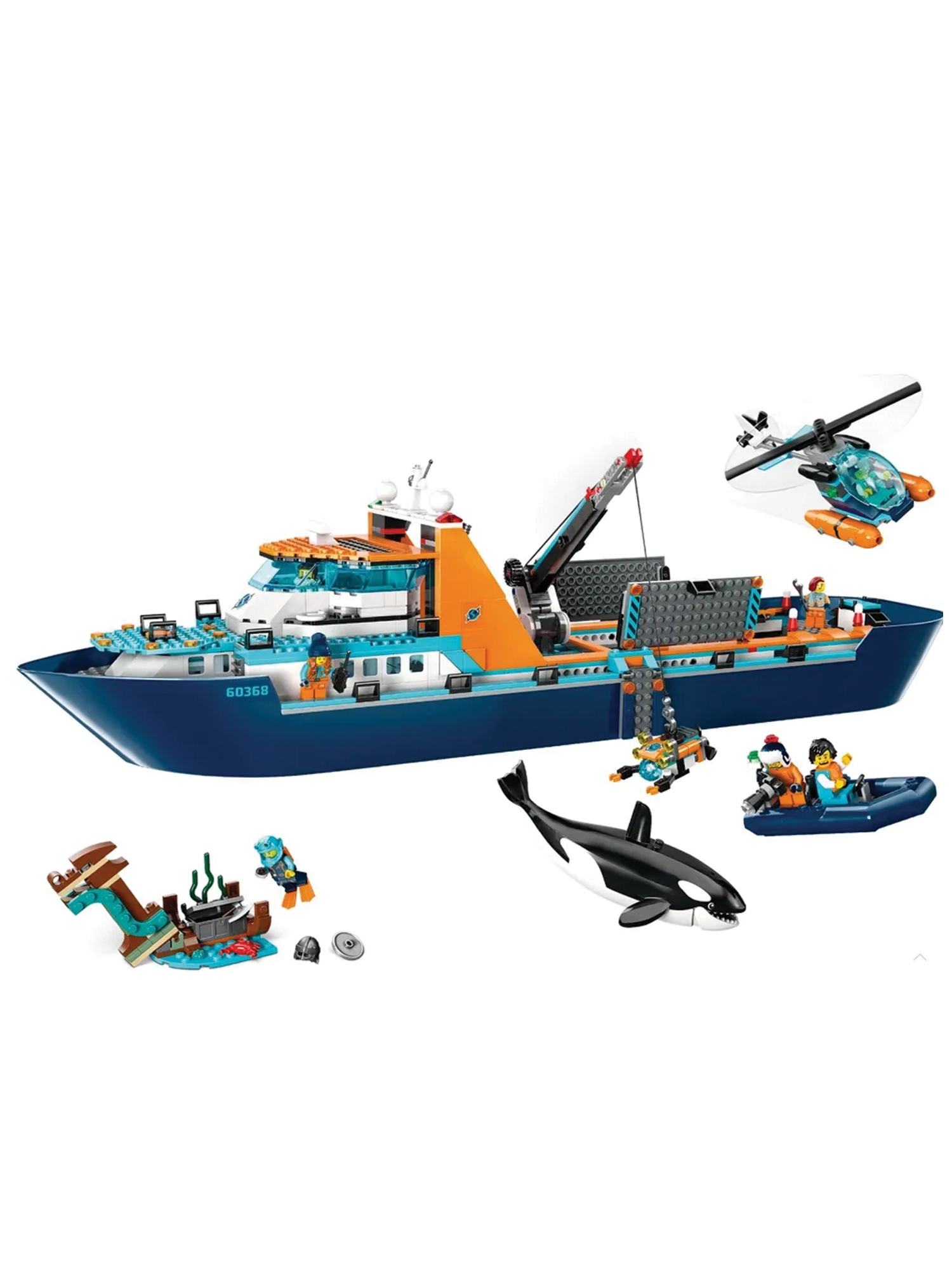 Конструктор Madliani Корабль Исследователь Арктики 815 дет. - фото 2