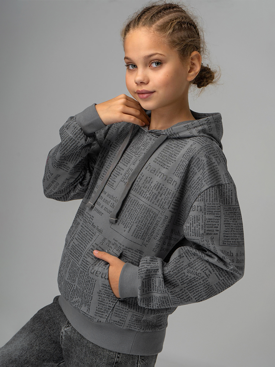 Худи BONITO KIDS SS6073графитовый - фото 7