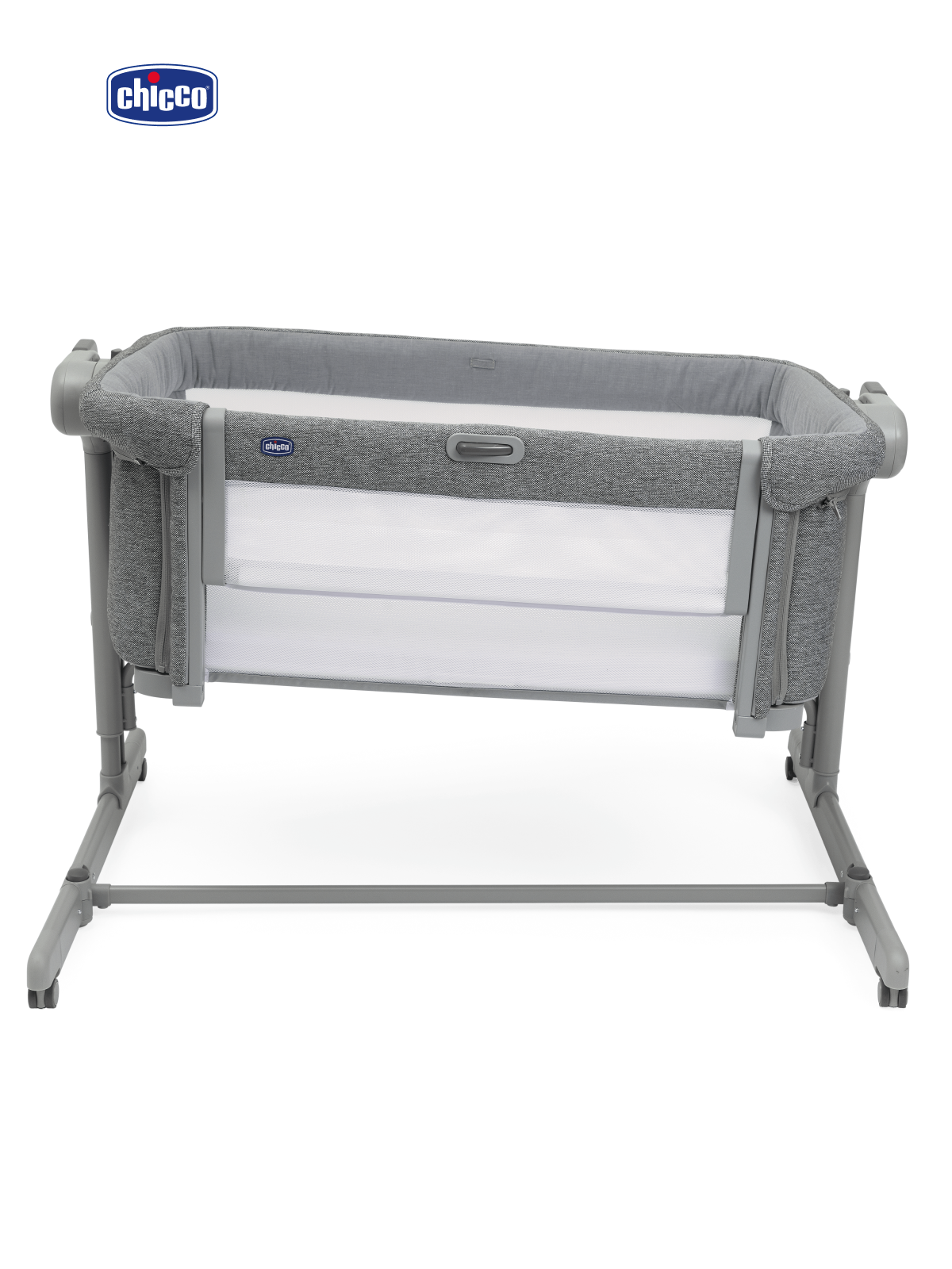 Детская кроватка Chicco Next2Me Magic Evo с рождения до 6 месяцев Dark Grey, без маятника (графит) - фото 20