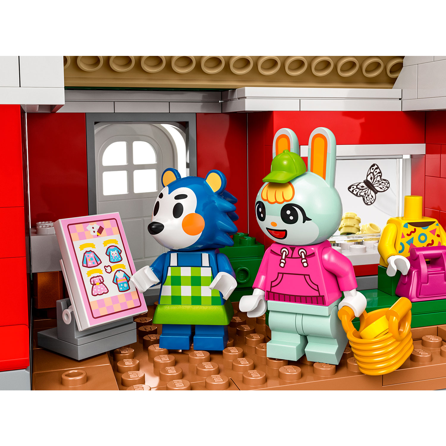 Конструктор LEGO Animal Crossing Магазин одежды Сестёр Эйбл 322 дет. - фото 12