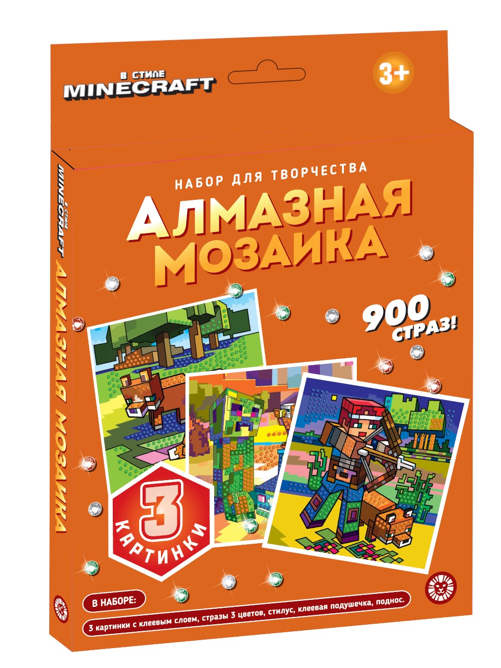 Алмазная мозаика Minecraft - фото 1