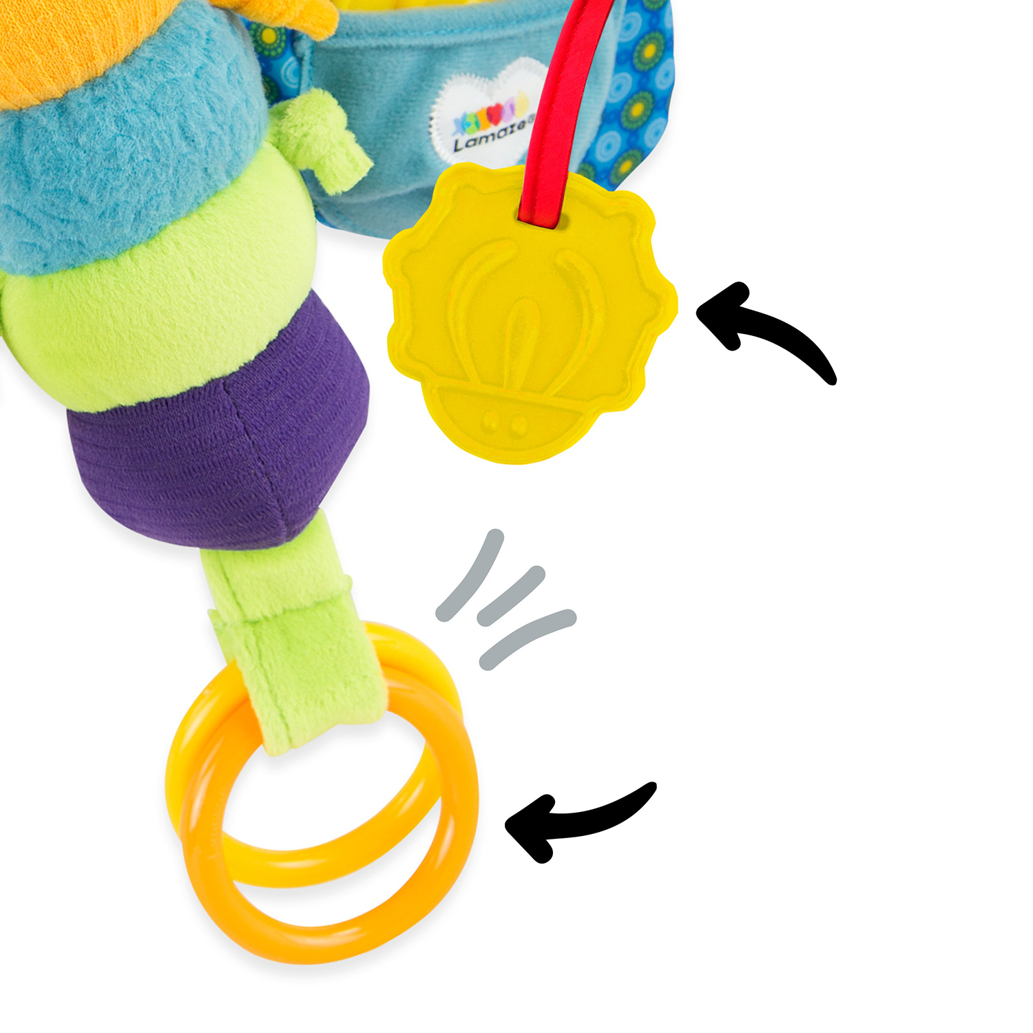 Игрушка Lamaze подвеска Светлячок Фредди с подвесом - фото 6