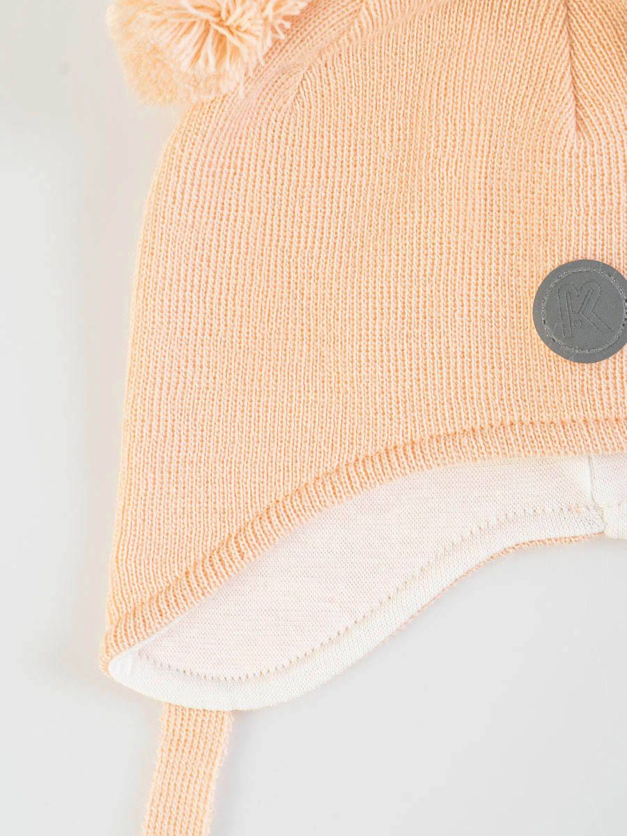 Шапка и снуд ПриКиндер U-Sp22529 Цвет: Светло-персиковый - фото 10
