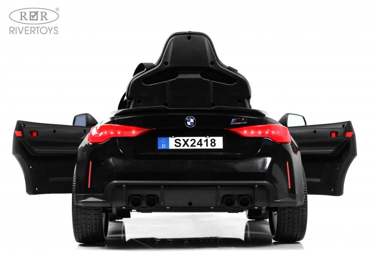 Электромобиль RIVERTOYS BMW A004AA-BMW-BLACK-GLANEC С пультом ДУ - фото 7