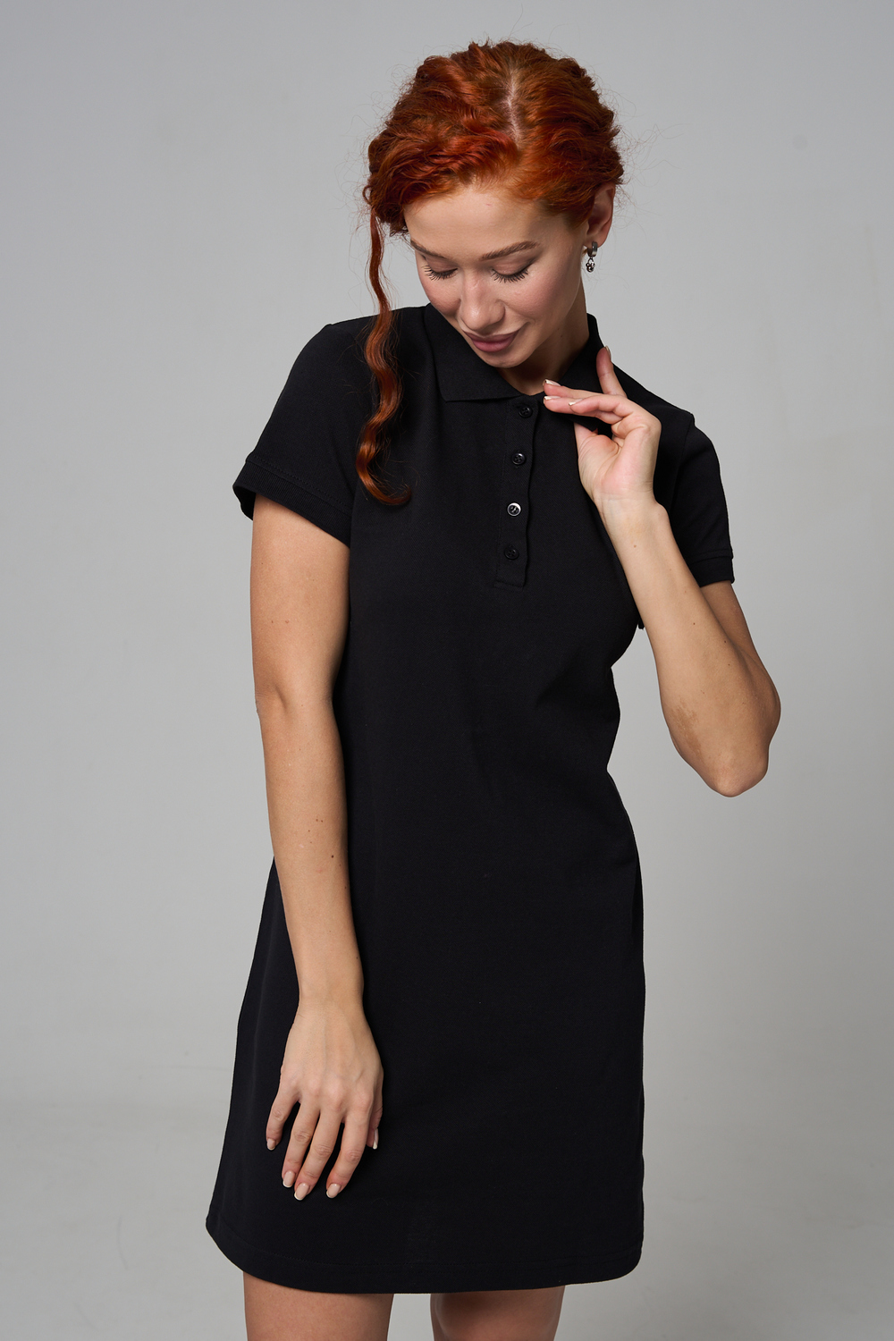 Платье Натали Суслова 14413/1 черный - фото 14