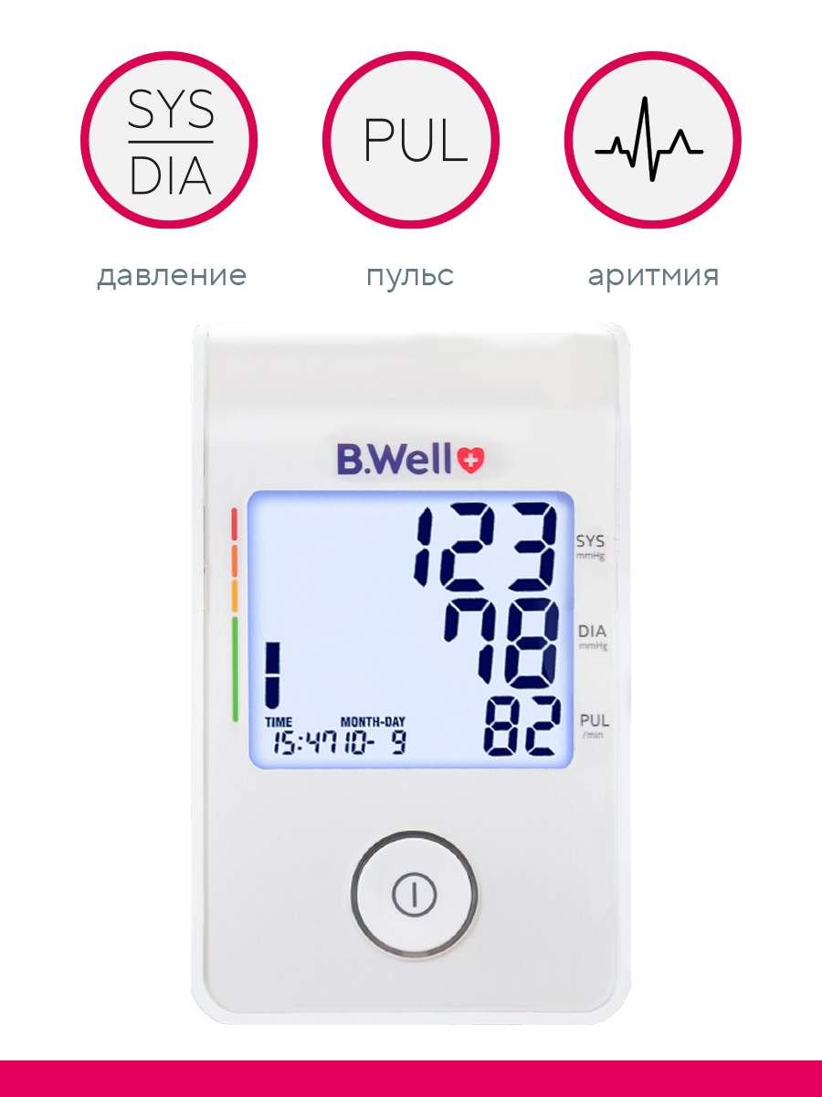 Тонометр автоматический B.Well MED-53-ml-cord - фото 4