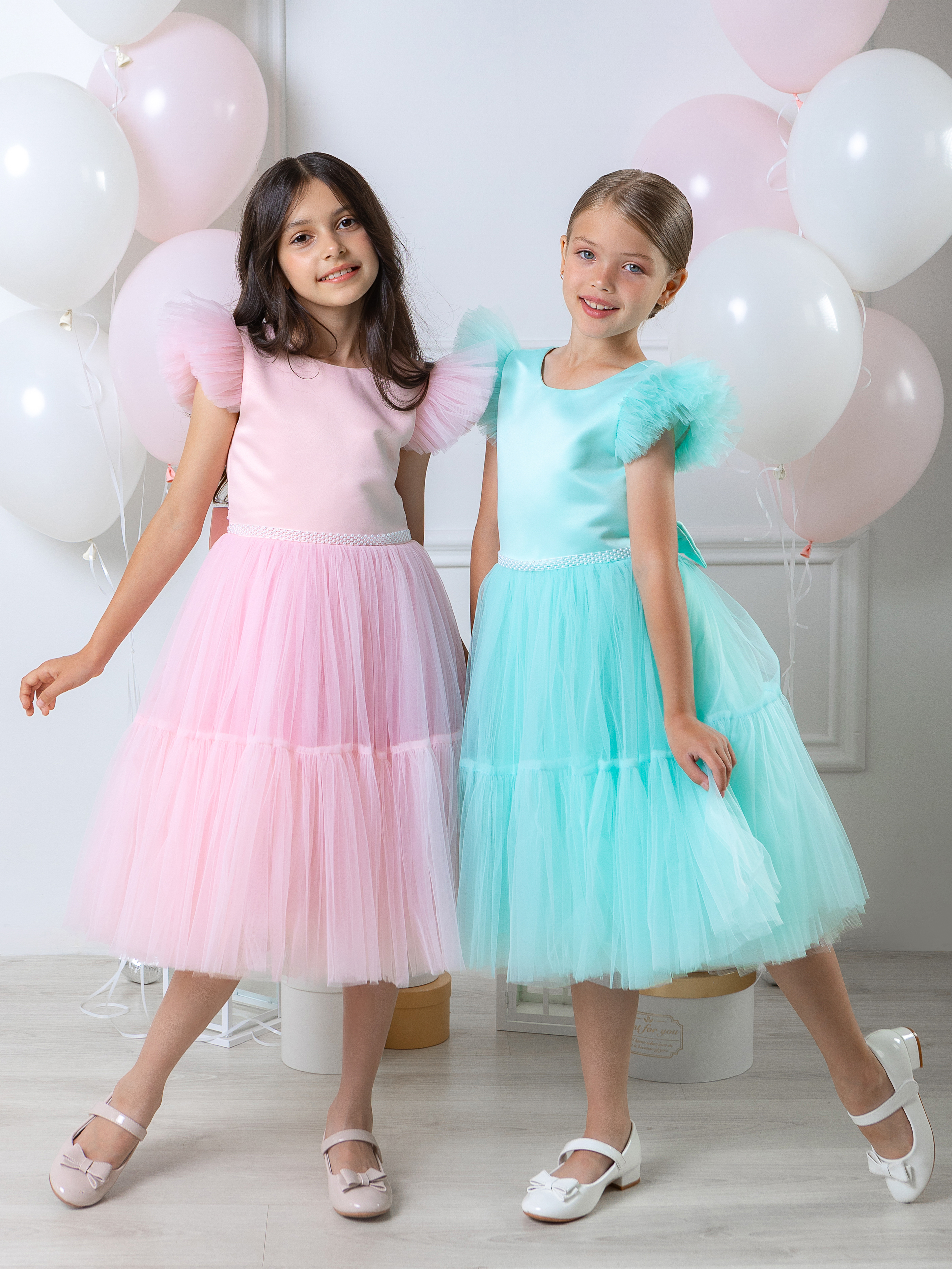 Платье LELUkids 0118.33.42/мята - фото 17