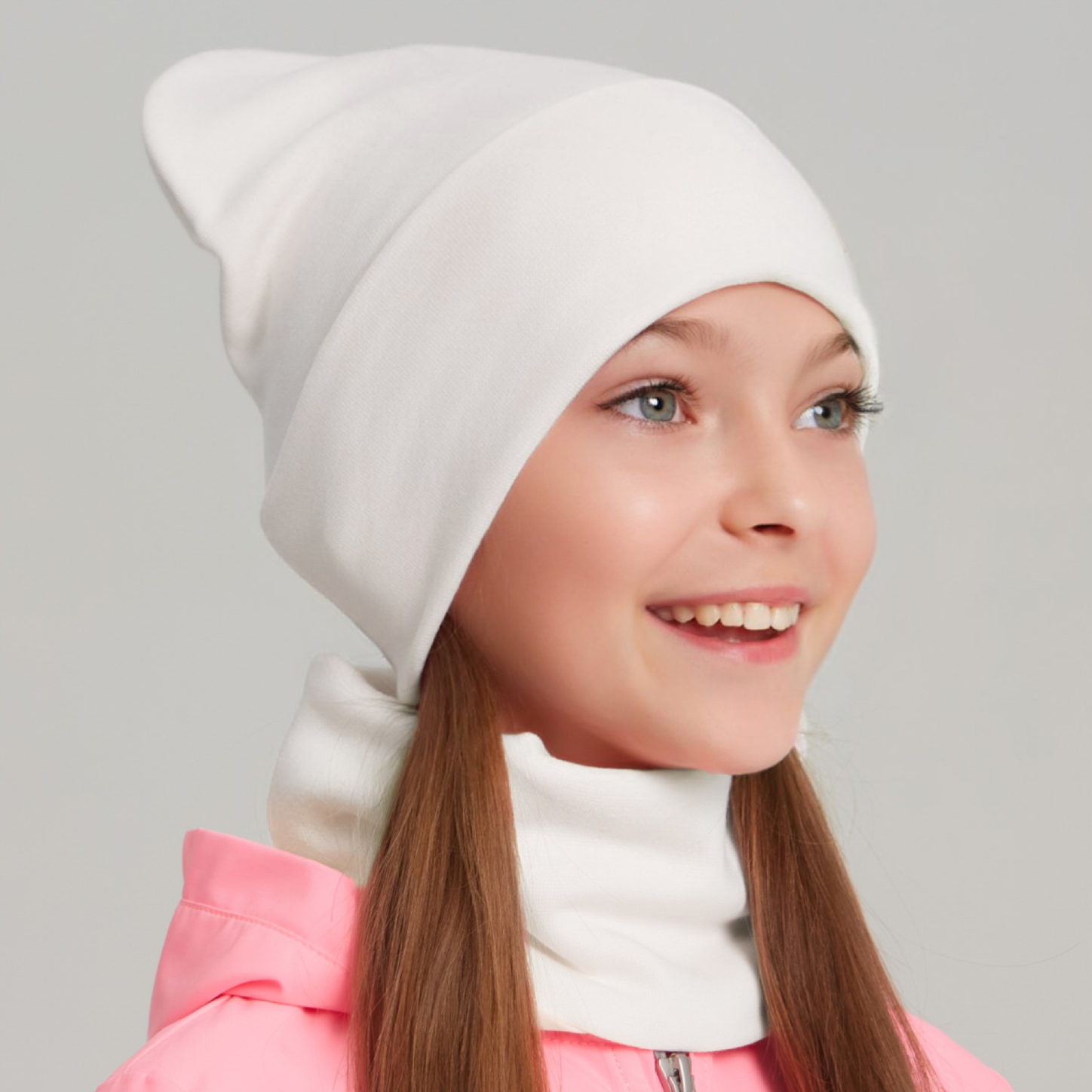 Шапка и снуд KUBRIO KU-H-68-SPRotvG-white - фото 3