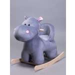Качалка Нижегородская игрушка Бегемот серый