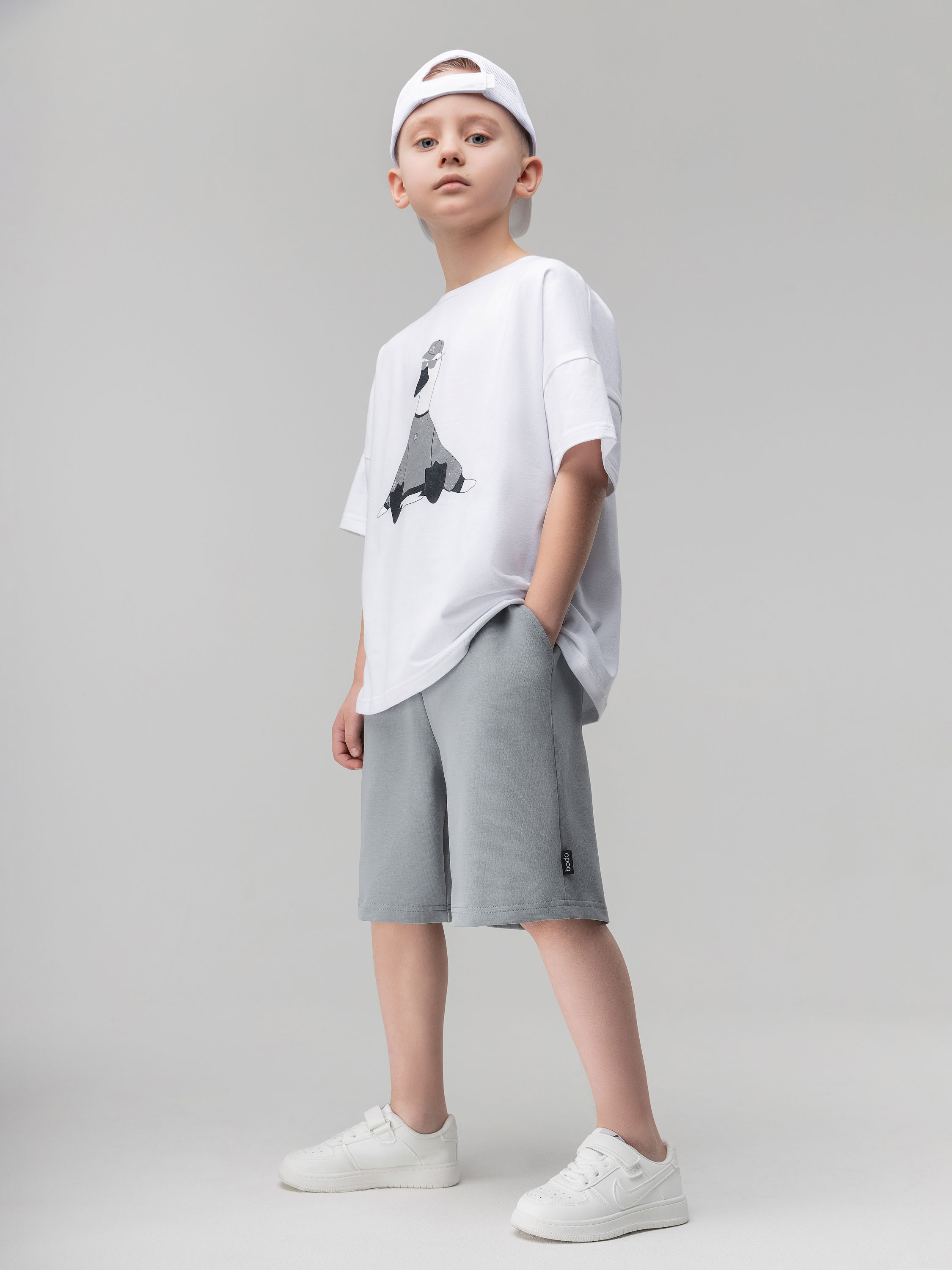 Шорты Bodo 8-88МU_серый - фото 4