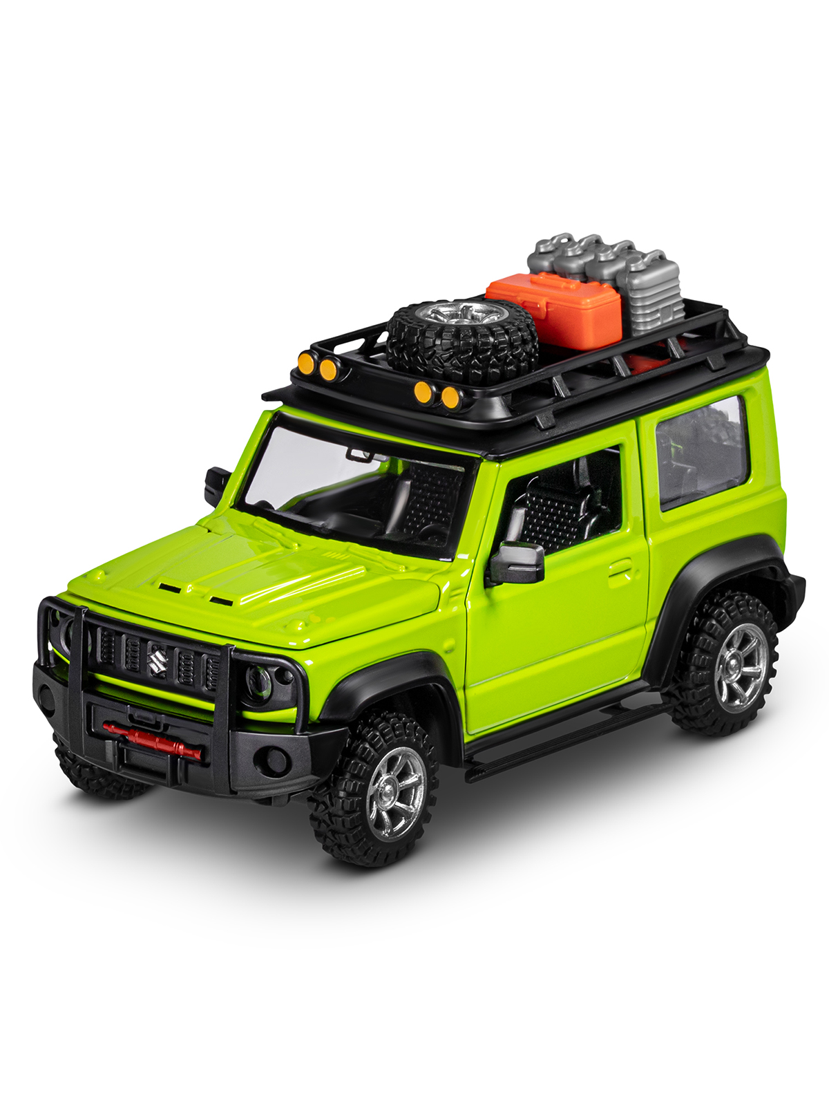Автомобиль АВТОпанорама Suzuki Jimny 2018 Сборная модель 1:32 JB1251723 - фото 17